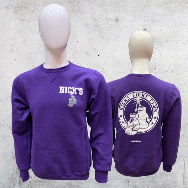 Purple NFC Seal Crew Neck Sweater